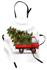 Weihnachten Kochschürze Weihnachten LKW und Baum