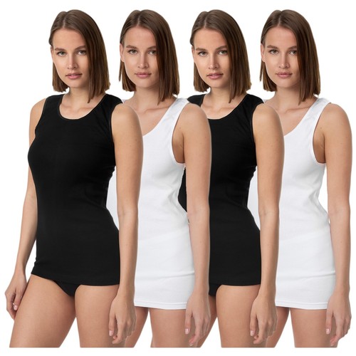 4er pack damen - damen, unterhemd