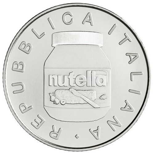 Silbermünze nutella weiß - silbermünze,