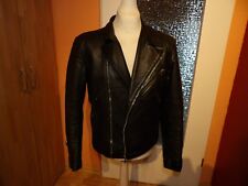 Geile Oldtimer Motorrad Lerderjacke Bikerjacke 60er 70er Jahre Gr. 54