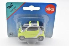 SIKU 1067 smart fortwo neon gelb und silber. Metall. OVP Blister Karte