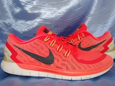 NIKE FREE 5.0 GR 47 48 USED SNEAKER LAUFSCHUHE SCHUHE RUNNING ZOOM NEON /D95