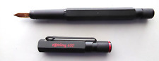 Rotring 600 Füllfederhalter mit Goldfeder B 750er 18 Karat wie neu ca. 1991