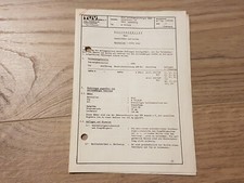 ABE Tüv Gutachten RIAL N7015429 7x15 ET29 Opel Manta B Oldtimer Alufelgen 4x100