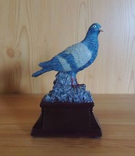 1 Taube Brieftaube Figur Resin