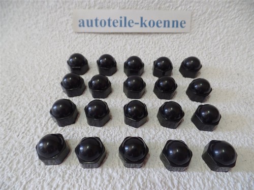20x rad caps schwarz 17mm - rad-caps,
