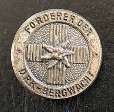 • Antiker Pin Abzeichen - Förderer der DRK Bergwacht (k11)