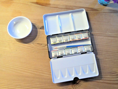Aquarellset mit schmincke - 12,