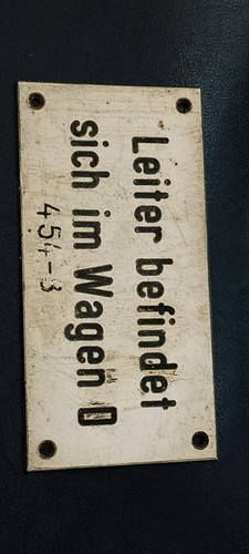 Deutsche bundesbahn schilder - deutsche,