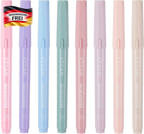 Pastell textmarker set für - pastell,