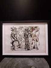 Linolschnitt Druck von Ripe