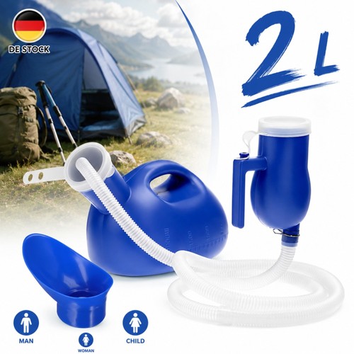 Urinflasche 2000ml unisex blau - 2000ml,
