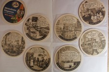 8  versch.  SERIEN  BIERDECKEL