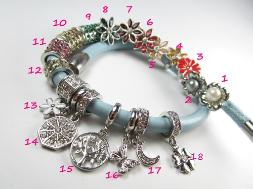 Charm charms silber - silber, armband