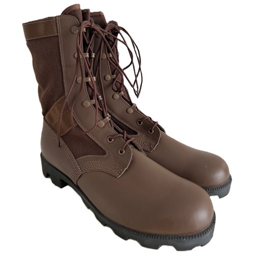 Jungle brown combat boots - brown,