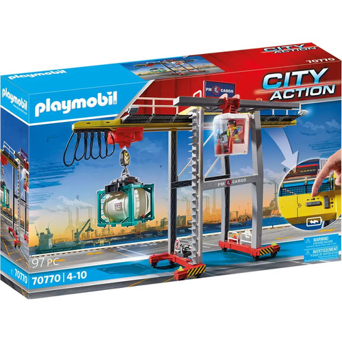 Playmobil 70770 portalkran mit - playmobil,