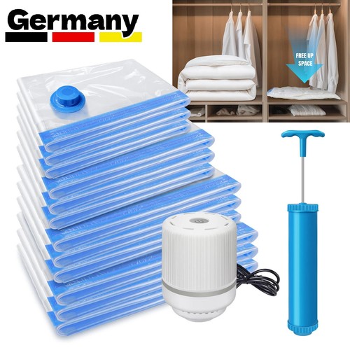 12x vakuumbeutel mit luftpumpe - 12x,