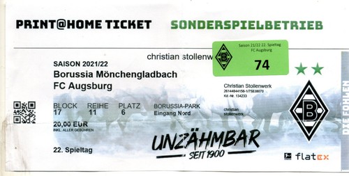 Ticket borussia - ticket,