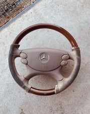 Holz-Leder Lenkrad Mercedes Benz