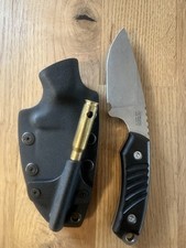 Kevin Wilkins HT Evo CUSTOM D2 Stahl UltiClip Feuerstahl Handmade Bushcraft