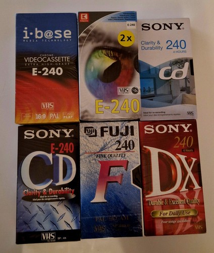 Sony vhs videokassetten - sony, s-vhs