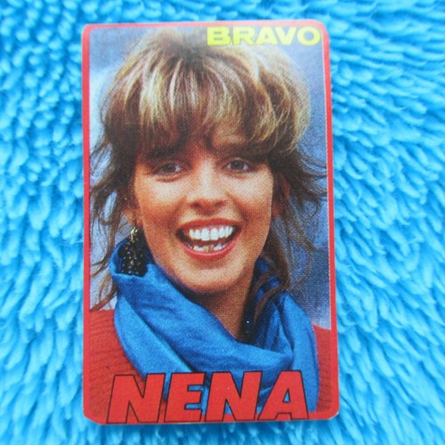 Nena sticker bravo - sticker, aufkleber