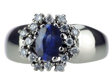 18 K 750 Weißgold Gold 1,0 ct