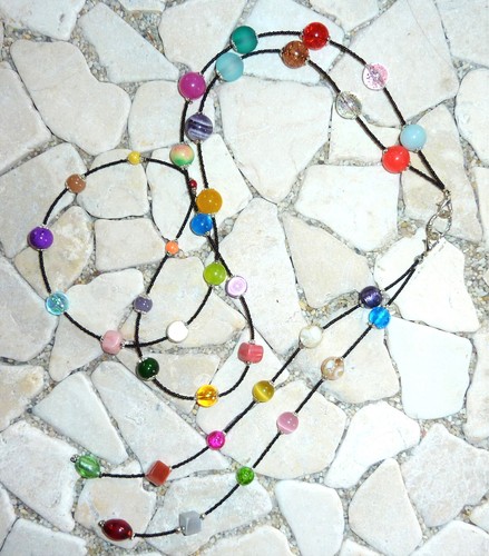 Lange kette flower - kette,