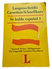 Langenscheidt Se habla español 1 Spanisch Lernkassette Schnellkurs Anfänger