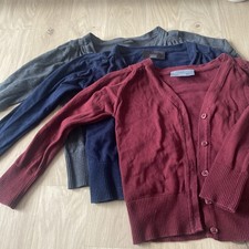 3 NEXT Strickjacken Gr. 5 Jahre im Set rot blau grau