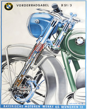 1950er Motorrad Technisches