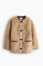 H&M Flauschige Teddy Jacke