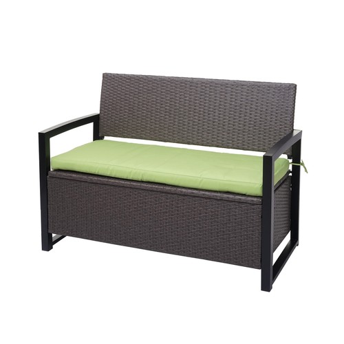 Poly rattan 2er sitzbank - poly-rattan,