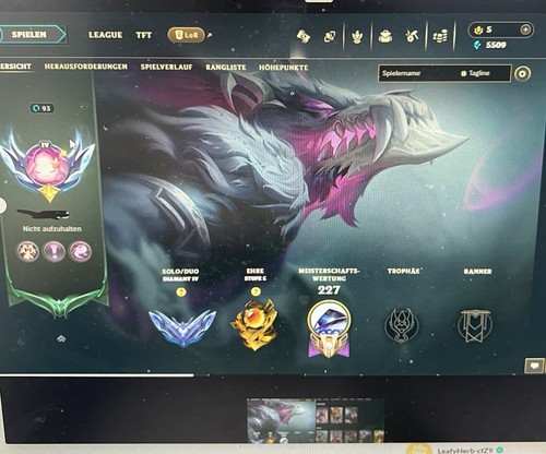 League legends euw - euw, account