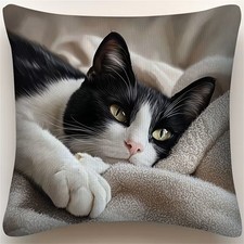 Deko-Katzen-Kissenbezug -