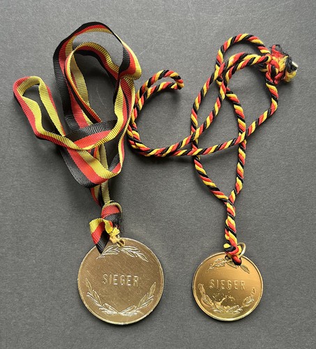 Ddr medaille kinder - ddr, 2x