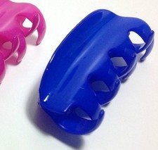 2 x Haarklammer HAPPY Farbe wählbar Made in Italy 9 cm haarschonend TREND