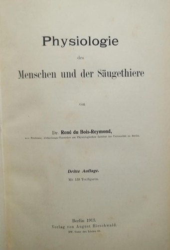 Physiologie des menschen und - des,