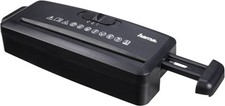 Hama Aktenvernichter 50540 Mini S6 schwarz Schredderaufsatz Papierkorb B Ware
