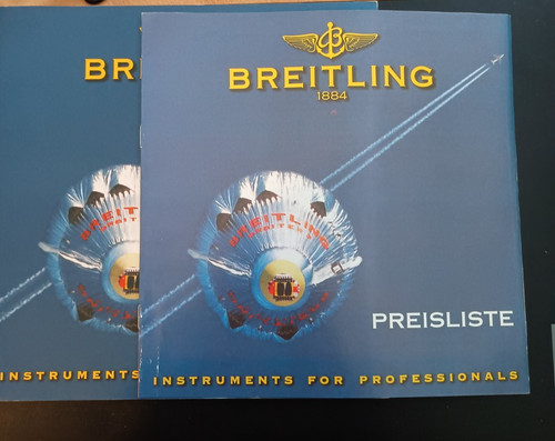 Breitling uhr katalog 1999 - breitling, mit