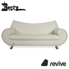 Bretz Gaudi Leder Dreisitzer