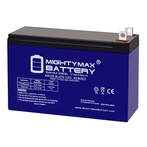 Mighty max 12v 9ah gel - 12v, nb