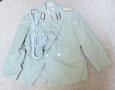 NVA Oberstleutnant Nachrichten Gala Jacke mit Paradeschnur und Akademieabzeichen