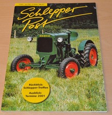 Schlepper Post 1/2001 Zeitschrift 2001 Fahr D15 IHC Ursus C45 Schlepper Treffen 