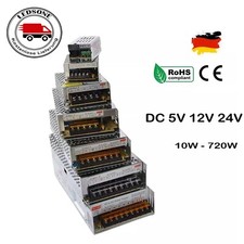 DC 5V 12V 24V LED Trafo Netzteil Schaltnetzteil Adapter Power Supply LED Strip