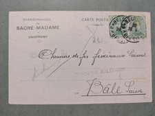 Belgien Karte Militärzensur