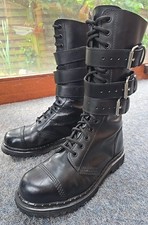 Vintage Undercover Boots Stiefel Gr. 40/41 Goth Punk 2000er Schnallen Halloween