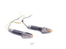 Universal Motorrad LED Blinker Verkleidungsblinker Miniblinker Carbon Optik