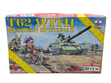 Esci T62 With Russian Spetsnaz Modellbausatz unbenutzt 1:72 Vinage