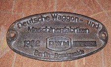 Originales DR - Waggon-Schild